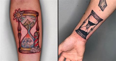 Top 55 Amazing Hourglass Tattoo Ideas [Latest Designs 2024]